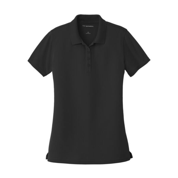 Port Authority LK110 Polo, Deep Black 2 Port Authority Women's Dry Zone UV Micro-Mesh Polo - LK110