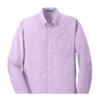 Port Authority S658 Long Sleeve Oxford Shirts, Soft Purple Port Authority Men's SuperPro Oxford Shirt - S658