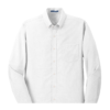 Port Authority S658 Long Sleeve Oxford Shirts, White Port Authority Men's SuperPro Oxford Shirt - S658