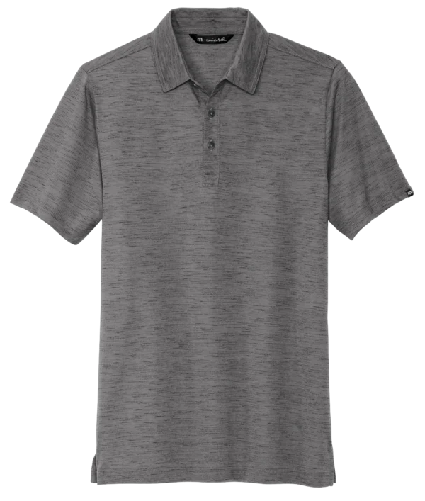 TM1MW451_darkgrey_flat_front Travis Mathew Men's Auckland Slub Polo - TM1MW451