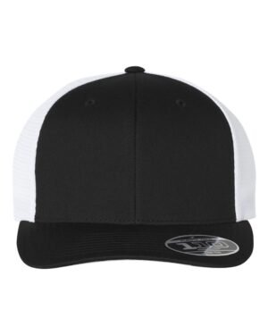 Flexfit_110M_Black-_White_Front_High Flexfit - Adjustable Mesh Back Cap - 110M