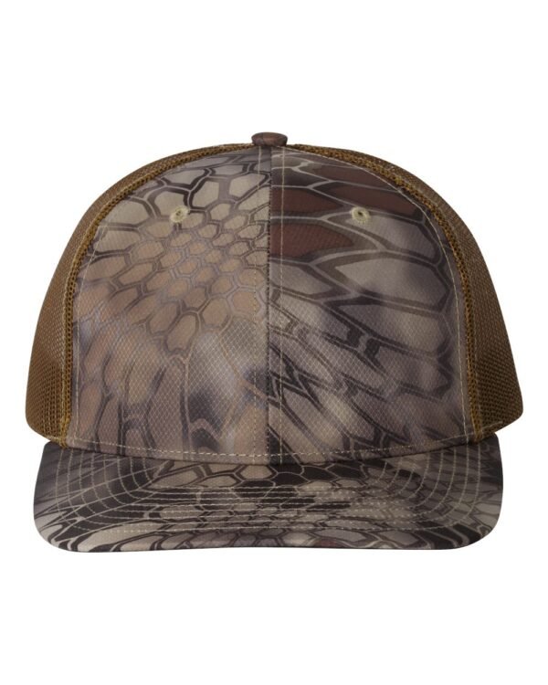 Richardson Patterned Snap Back Trucker Caps – 112P