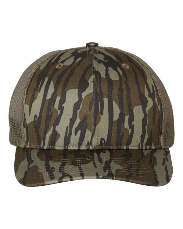 Richardson Patterned Snap Back Trucker Caps – 112P