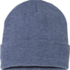 Sportsman_SP12_Heather_Navy_Front_High Sportsman Solid Knit Beanies - SP12
