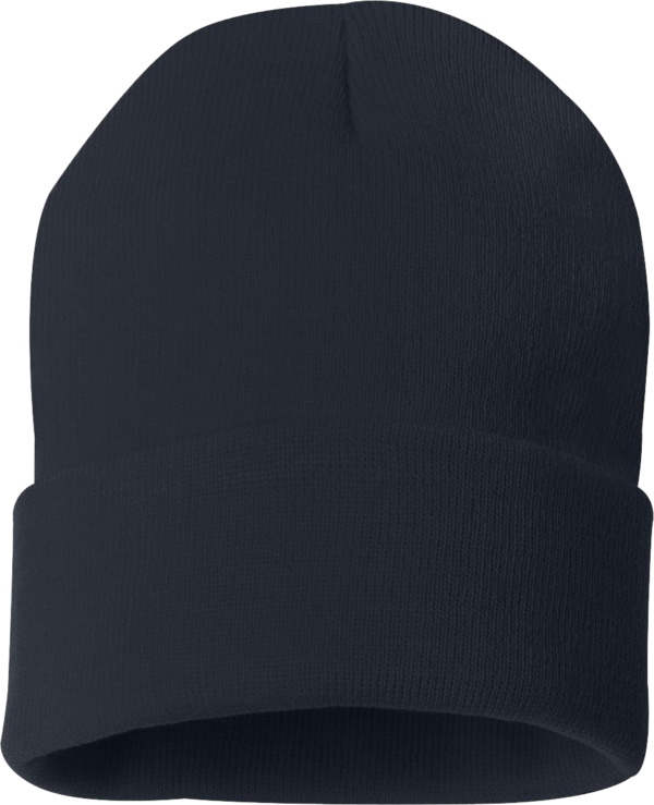 Sportsman_SP12_Navy_Front_High Sportsman Solid Knit Beanies - SP12