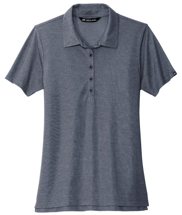 TM1WW002_bluenightsheather_flat_front Travis Mathew Women's Oceanside Heather Polo - TM1WW002