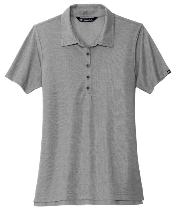TM1WW002_quietshadegrey_flat_front Travis Mathew Women's Oceanside Heather Polo - TM1WW002