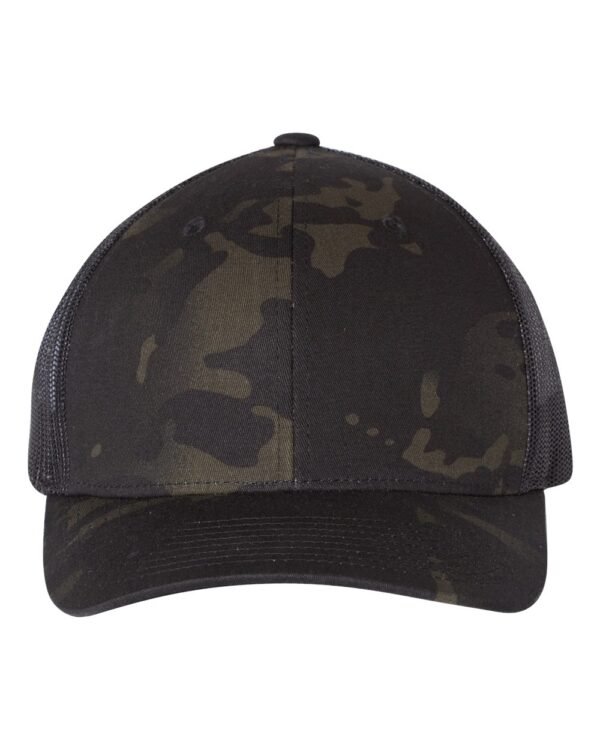 YP Classics - Retro Camouflage Trucker Cap - 6606